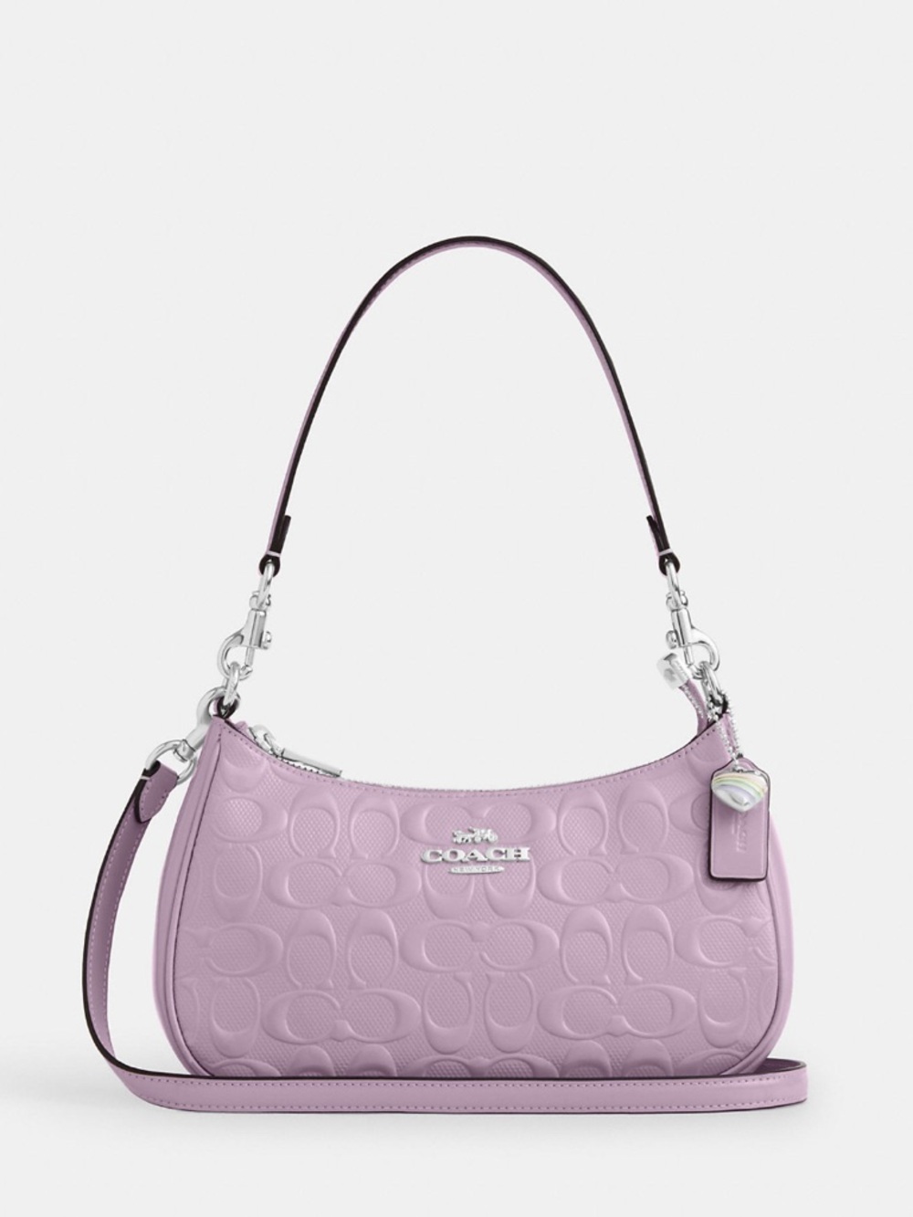 NWT Coach Teri Shoulder Bag
In Signature Leather With Heart Charm